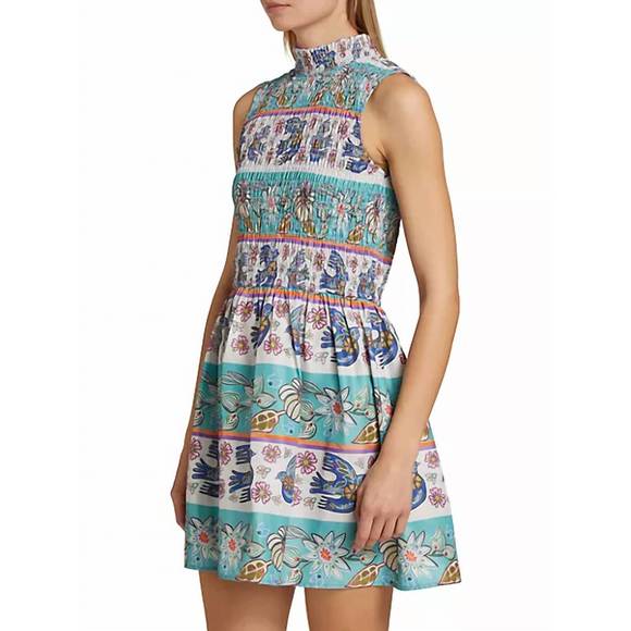 NEW MARIE OLIVER halsey mini dress in folklore - Picture 2 of 7